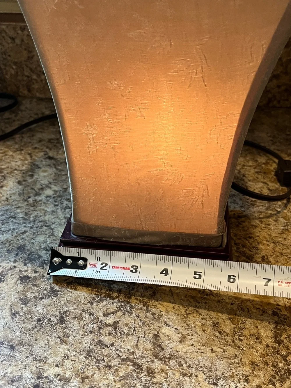 Elegant Cream Accent Table Lamp with Beaded Trim